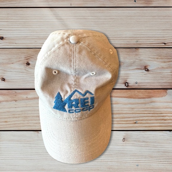 REI Accessories - Vintage Rei Coop Cap Embroidered Grey Blue